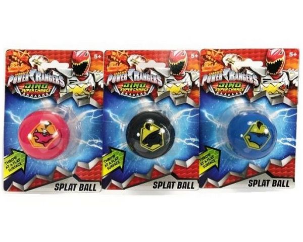 Power Rangers Splat Ball, ø 4.5cm, musta